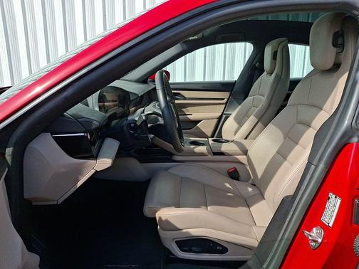 Carmine Red 2023 Porsche Taycan Base