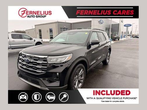 Agate Black Metallic 2026 Ford Explorer Active SUV