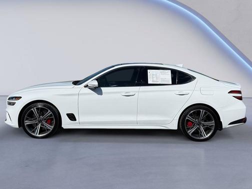 Alta White 2025 Genesis G70 3.3T Sport Advanced
