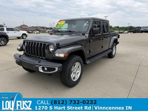 Granite Crystal Metallic Clearcoat 2023 Jeep Gladiator Sport S