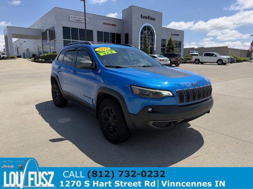 Hydro Blue Pearlcoat 2019 Jeep Cherokee Trailhawk Elite