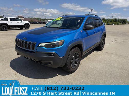 Hydro Blue Pearlcoat 2019 Jeep Cherokee Trailhawk Elite