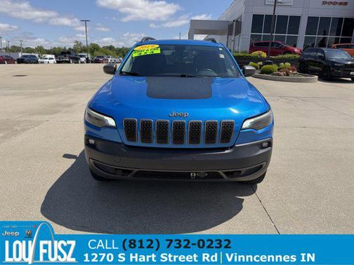 Hydro Blue Pearlcoat 2019 Jeep Cherokee Trailhawk Elite