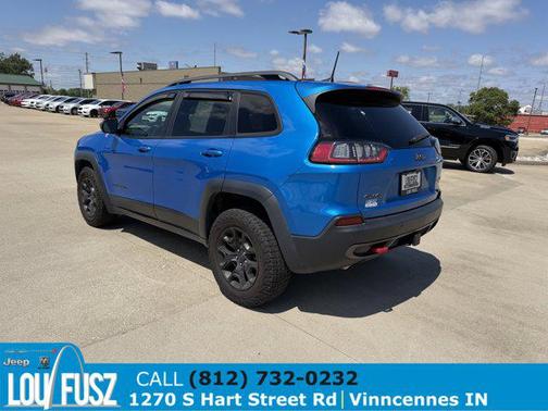 Hydro Blue Pearlcoat 2019 Jeep Cherokee Trailhawk Elite