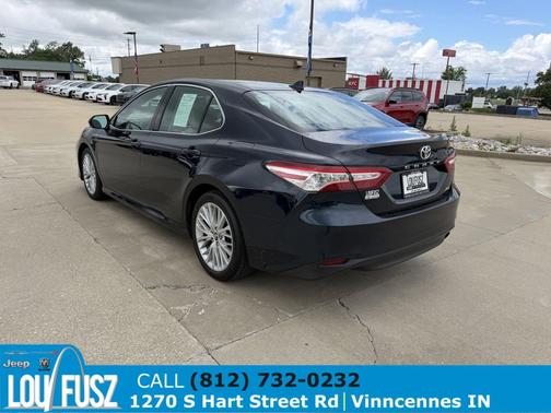 Blue 2019 Toyota Camry XLE