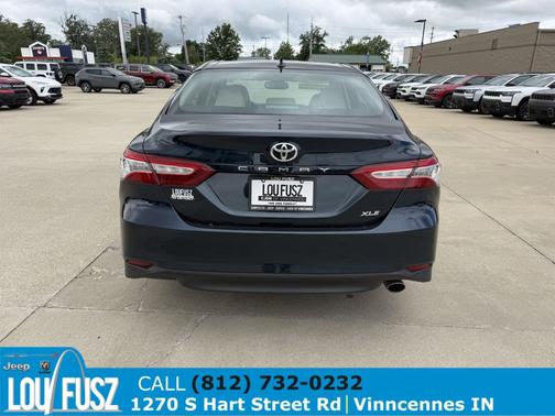 Blue 2019 Toyota Camry XLE