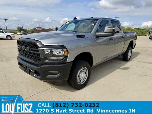 Billet Silver Metallic Clearcoat 2024 RAM 2500 Tradesman Crew Cab 4x4 6'4' Box