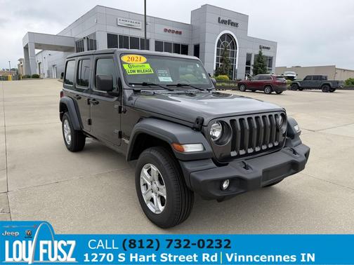 Granite Crystal Metallic Clearcoat 2021 Jeep Wrangler Unlimited Sport