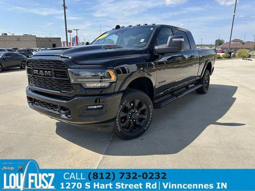 Diamond Black Crystal Pearlcoat 2023 RAM 2500 Limited Mega Cab 4x4 6'4' Box