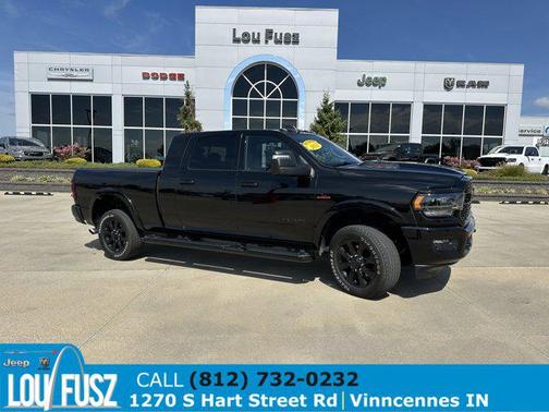 Diamond Black Crystal Pearlcoat 2023 RAM 2500 Limited Mega Cab 4x4 6'4' Box