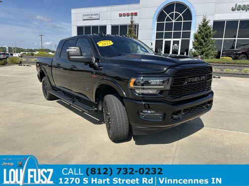Diamond Black Crystal Pearlcoat 2023 RAM 2500 Limited Mega Cab 4x4 6'4' Box