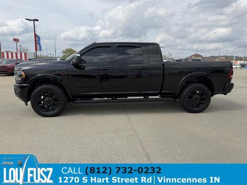 Diamond Black Crystal Pearlcoat 2023 RAM 2500 Limited Mega Cab 4x4 6'4' Box