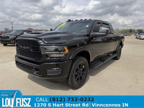 Diamond Black Crystal Pearlcoat 2023 RAM 2500 Limited Mega Cab 4x4 6'4' Box