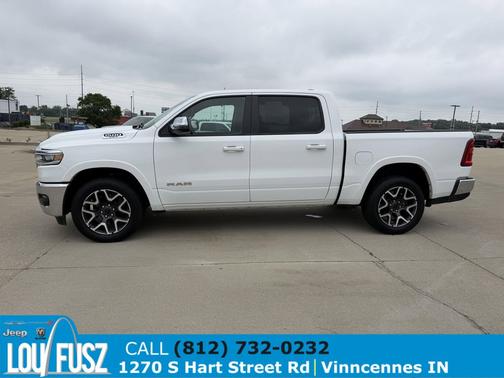Bright White Clearcoat 2025 RAM 1500 Laramie