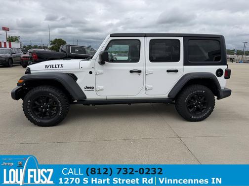 Bright White Clearcoat 2021 Jeep Wrangler Willys