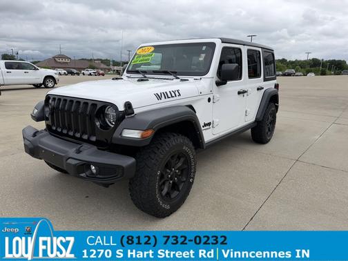 Bright White Clearcoat 2021 Jeep Wrangler Willys