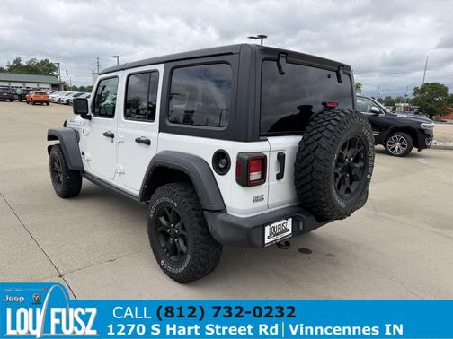 Bright White Clearcoat 2021 Jeep Wrangler Willys