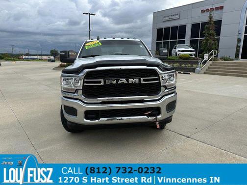 Bright White Clearcoat 2024 RAM 3500 Tradesman Crew Cab 4x4 8' Box