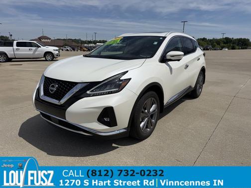 Pearl White Tricoat 2024 Nissan Murano Platinum FWD