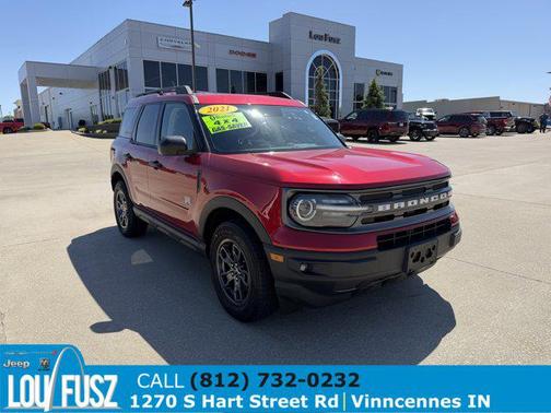 Rapid Red Metallic Tinted Clearcoat 2021 Ford Bronco Sport Big Bend