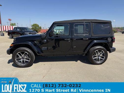 Black Clearcoat 2024 Jeep Wrangler 4xe Sport S