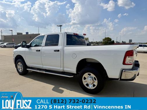 Bright White Clearcoat 2024 RAM 2500 Tradesman Crew Cab 4x4 6'4' Box