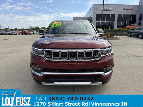 Velvet Red Pearlcoat 2024 Jeep Grand Wagoneer Series III 4x4