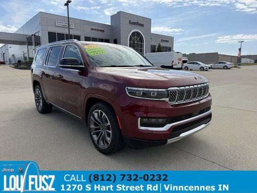 Velvet Red Pearlcoat 2024 Jeep Grand Wagoneer Series III 4x4