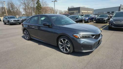 Meteorite Gray Metallic 2025 Honda Civic Hybrid Sport Touring