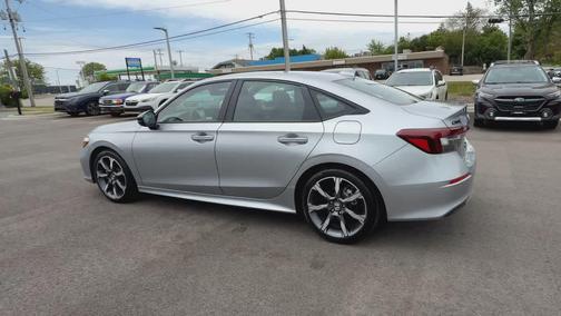 Solar Silver Metallic 2026 Honda Civic Hybrid Sport Touring