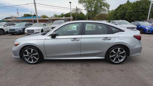 Solar Silver Metallic 2026 Honda Civic Hybrid Sport Touring