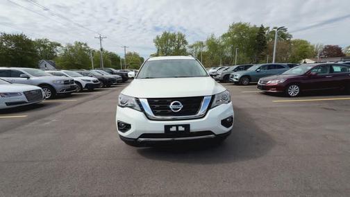 Pearl White Tricoat 2019 Nissan Pathfinder SL