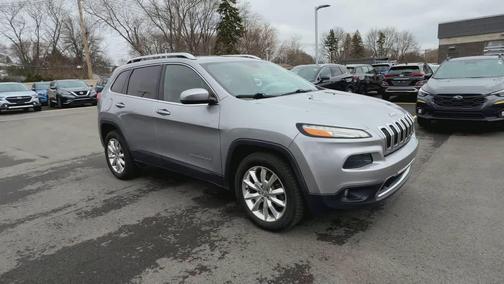 Billet Silver Metallic Clearcoat 2017 Jeep Cherokee Limited