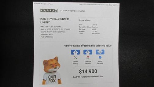 2007 Toyota 4Runner Limited