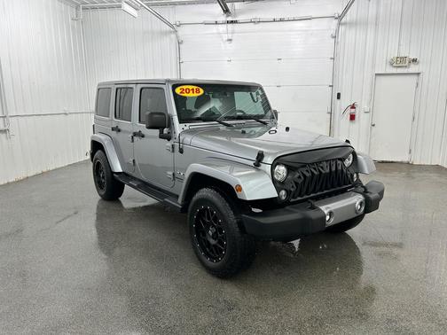 Billet Silver Metallic Clearcoat 2018 Jeep Wrangler JK Unlimited Sahara