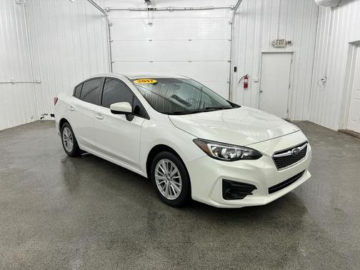 Crystal White Pearl 2017 Subaru Impreza 2.0i Premium
