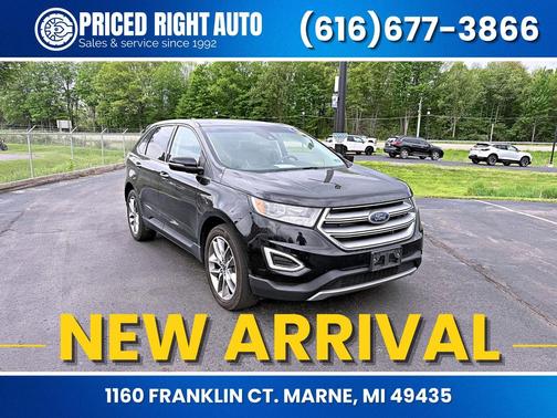 Shadow Black 2018 Ford Edge Titanium