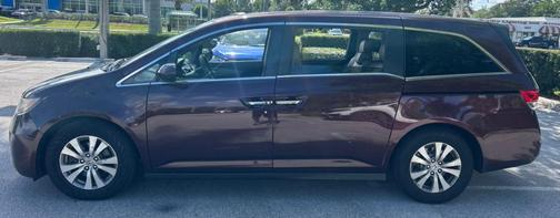 Dark Cherry Pearl 2015 Honda Odyssey EX-L