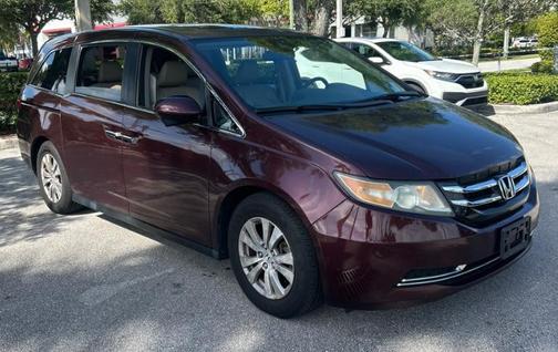 Dark Cherry Pearl 2015 Honda Odyssey EX-L