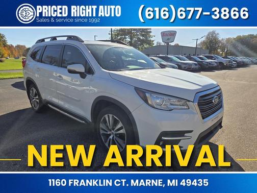 Crystal White Pearl 2020 Subaru Ascent Limited 7-Passenger