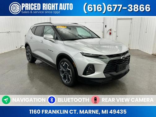 Silver Ice 2021 Chevrolet Blazer RS