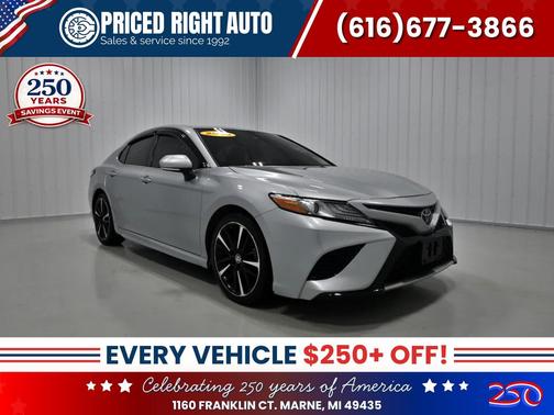 Celestial Silver Metallic 2019 Toyota Camry XSE