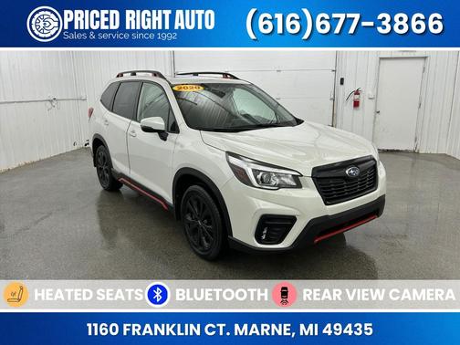 Crystal White Pearl 2020 Subaru Forester Sport
