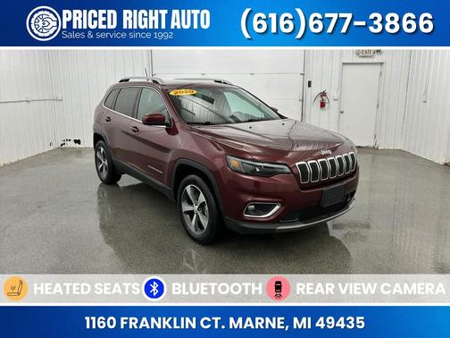 Velvet Red Pearlcoat 2020 Jeep Cherokee Limited