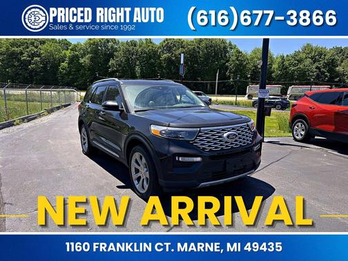 Agate Black Metallic 2020 Ford Explorer Platinum