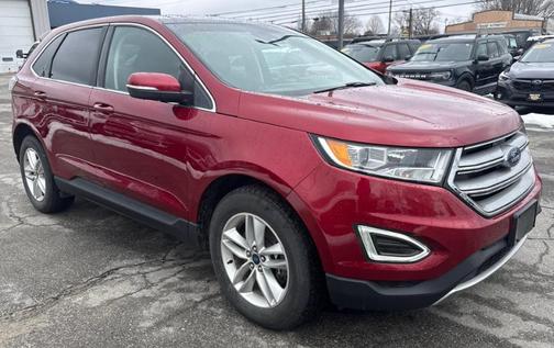 Ruby Red Metallic 2018 Ford Edge SEL