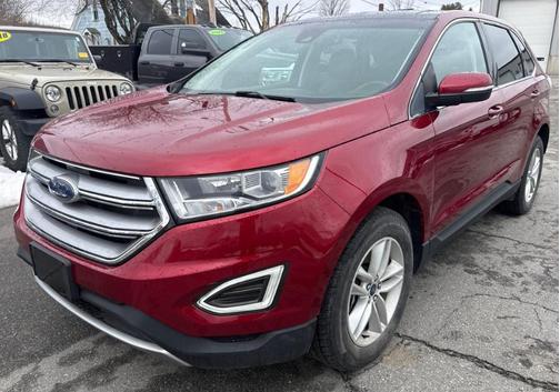 Ruby Red Metallic 2018 Ford Edge SEL