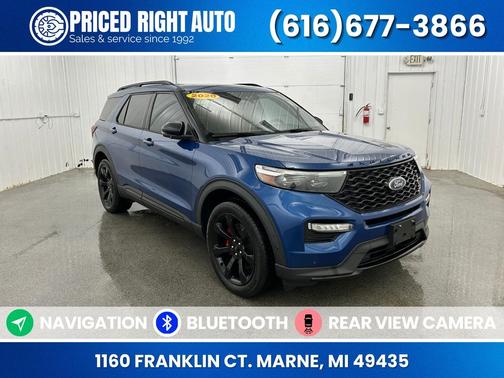 Atlas Blue Metallic 2020 Ford Explorer ST