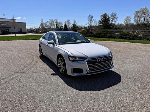 Glacier White 2019 Audi A6 3.0T Prestige Quattro