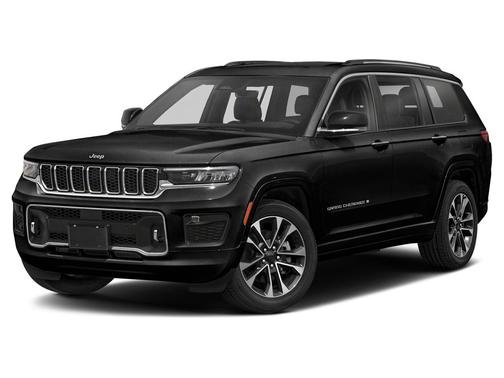 Diamond Black Crystal Pearlcoat 2021 Jeep Grand Cherokee L Overland